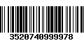 Código de Barras 3520740999978