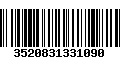 Código de Barras 3520831331090