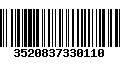 Código de Barras 3520837330110