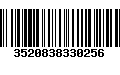 Código de Barras 3520838330256