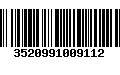 Código de Barras 3520991009112