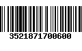 Código de Barras 3521871700600