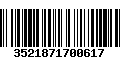 Código de Barras 3521871700617
