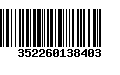 Código de Barras 352260138403