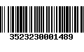 Código de Barras 3523230001489