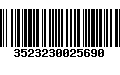 Código de Barras 3523230025690