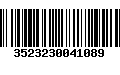 Código de Barras 3523230041089