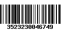 Código de Barras 3523230046749