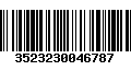 Código de Barras 3523230046787