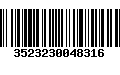 Código de Barras 3523230048316