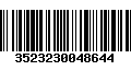 Código de Barras 3523230048644