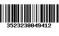 Código de Barras 3523230049412