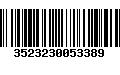 Código de Barras 3523230053389