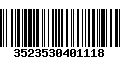 Código de Barras 3523530401118