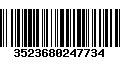 Código de Barras 3523680247734