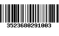 Código de Barras 3523680291003