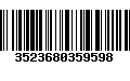 Código de Barras 3523680359598