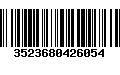 Código de Barras 3523680426054