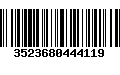 Código de Barras 3523680444119