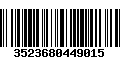 Código de Barras 3523680449015