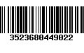 Código de Barras 3523680449022