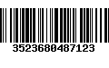 Código de Barras 3523680487123