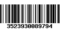 Código de Barras 3523930089794