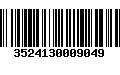 Código de Barras 3524130009049