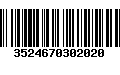 Código de Barras 3524670302020