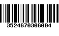Código de Barras 3524670306004