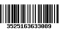 Código de Barras 3525163633089