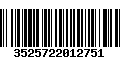 Código de Barras 3525722012751