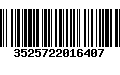 Código de Barras 3525722016407