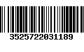 Código de Barras 3525722031189