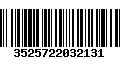 Código de Barras 3525722032131