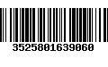 Código de Barras 3525801639060