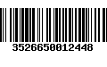 Código de Barras 3526650012448