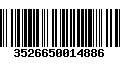 Código de Barras 3526650014886