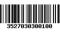 Código de Barras 3527030300100