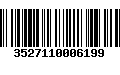 Código de Barras 3527110006199