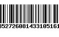 Código de Barras 352726081433105161