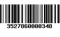 Código de Barras 3527860000348