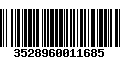 Código de Barras 3528960011685