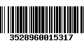 Código de Barras 3528960015317