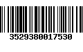 Código de Barras 3529380017530