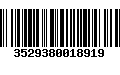 Código de Barras 3529380018919