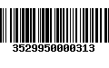 Código de Barras 3529950000313