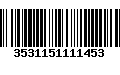 Código de Barras 3531151111453