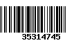 Código de Barras 35314745