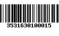 Código de Barras 3531630100015